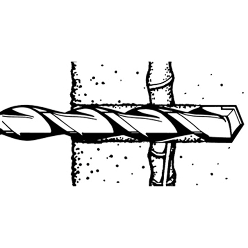 Rotary Rebar Cutters, 3/8", SDS-Plus Shank, Carbide Distribution Industrielle GC