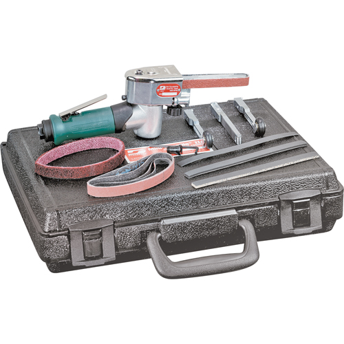 Mini-Dynafile&reg; II Abrasive Belt Machines, 1/8" - 1/2", 1/4" NPTF Distribution Industrielle GC