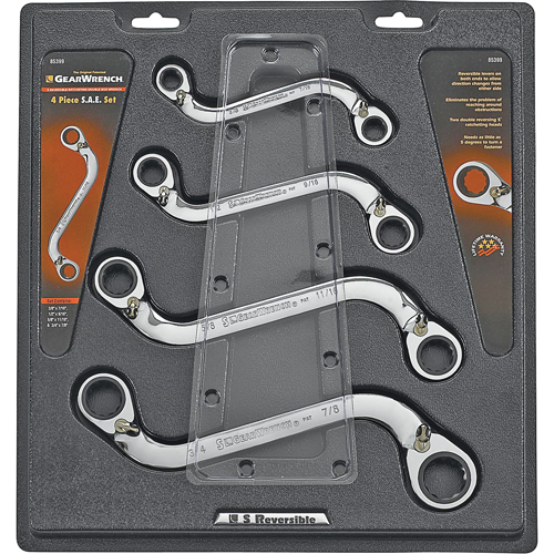 "S" Reversible Wrench Set - 4 Pieces Distribution Industrielle GC