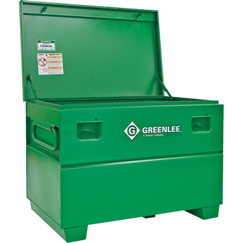 Coffre de chantier, 48" x 30" x 30", Acier, Vert Distribution Industrielle GC