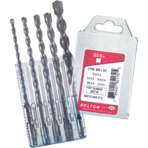 SDS+ Drill Sets, 5 Pieces, Alloy Steel Distribution Industrielle GC