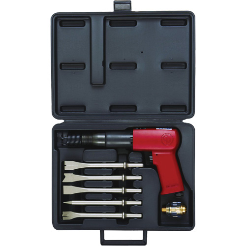 Ensemble de marteau pneumatique de s&eacute;rie lourde, 25 pi³/min, 1/4", 2300 coups/min, 3/4" x 3-1/2" (19 mm x 89 mm) Distribution Industrielle GC