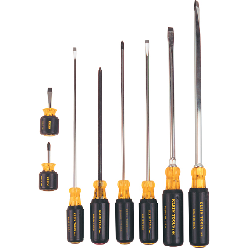 Long & Short Cushion-Grip Screwdriver Set, 8 Pcs. Distribution Industrielle GC