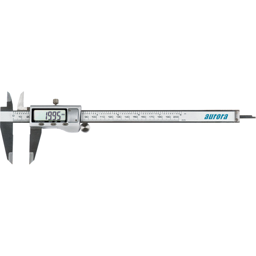 Electronic Digital Calipers, 0.001" (0.03 mm) Resolution, 0" - 8" (0 mm - 200 mm) Range Distribution Industrielle GC