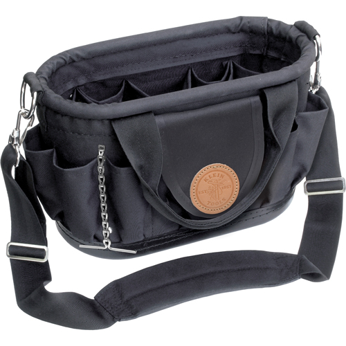 Porte-outils avec courroie d'&eacute;paule Tool Tote, Polyester, 17 pochettes, Noir Distribution Industrielle GC
