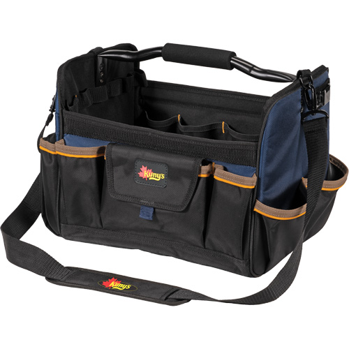 Open Top 14" Soft Side Tool Boxes, Polyester, 21 Pockets, Beige Distribution Industrielle GC