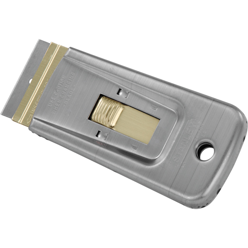LAME,RASOIR,GRATTOIR,4", Largeur 1-3/4", Manche M&eacute;tal Distribution Industrielle GC