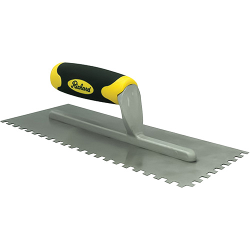 Truelles dent&eacute;es avec prise Ergo-Grip pour lapplication des adh&eacute;sifs Distribution Industrielle GC