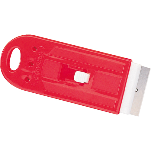 Grattoirs &agrave; lame de rasoir r&eacute;tractable, Lame Acier &agrave; haute teneur en carbone, Largeur 1-1/2", Manche Plastique Distribution Industrielle GC
