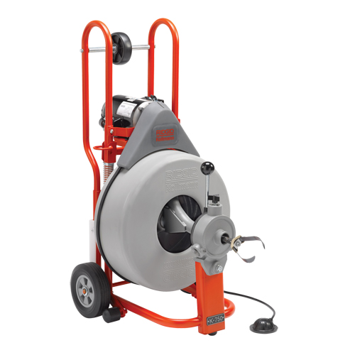 Drum Machine Drain Cleaner K-750, Electric, 3/4" x 100' Distribution Industrielle GC