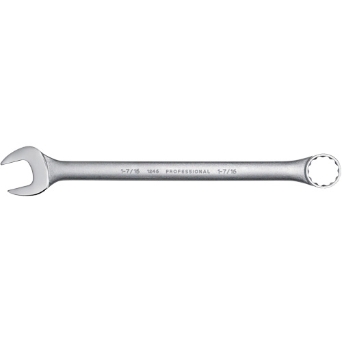 Combination Wrench, 12 Point, 1-7/16", Satin Finish Distribution Industrielle GC