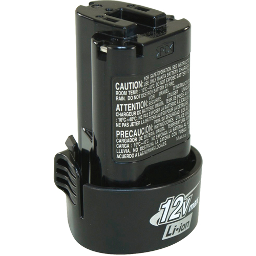 Bloc-piles, Lithium-ion, 12 V, 1,3 A Distribution Industrielle GC
