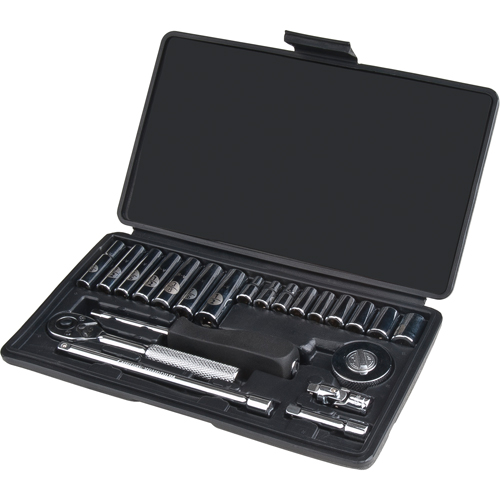 Jeu de douilles, 22 Mcx, Prise de 1/4", Profond Distribution Industrielle GC