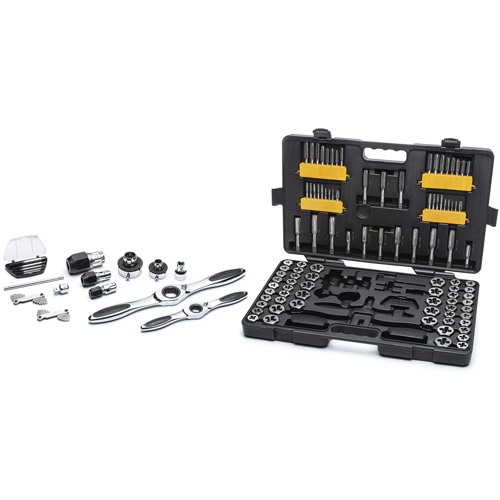 SAE/Metric Ratcheting Tap & Die Set, 114 Pieces Distribution Industrielle GC