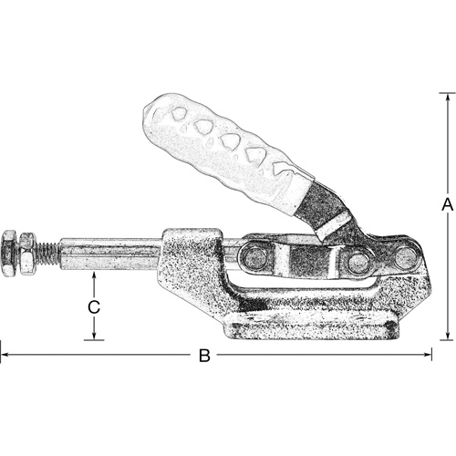 Serre-flan droit, Force de serrage de 600 lb Distribution Industrielle GC