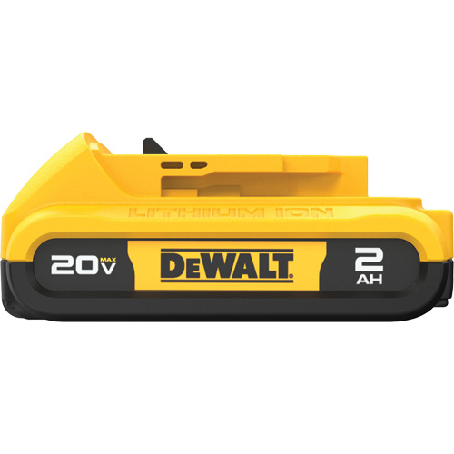 Bloc-piles 20 V Max* Compact XR, Lithium-ion, 20 V, 2 A Distribution Industrielle GC