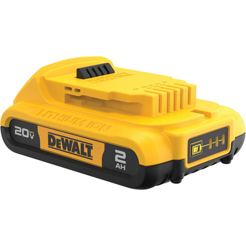 Bloc-piles 20 V Max* Compact XR, Lithium-ion, 20 V, 2 A Distribution Industrielle GC