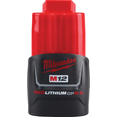 Bloc-piles M12 Redlithium 2.0, Lithium-ion, 12 V, 2 A Distribution Industrielle GC