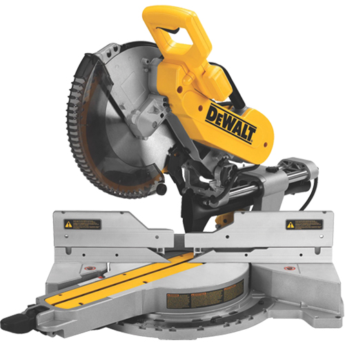 12" Double Bevel Sliding Compound Mitre Saw, 12", 15 A, 120 V Distribution Industrielle GC