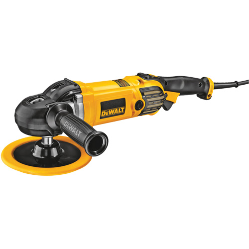Polisseuse &agrave; vitesse variable avec d&eacute;marrage souple, 9"/7" tampon, 120 V, 12 A, 0-3500 Tr/min &agrave; vide Distribution Industrielle GC
