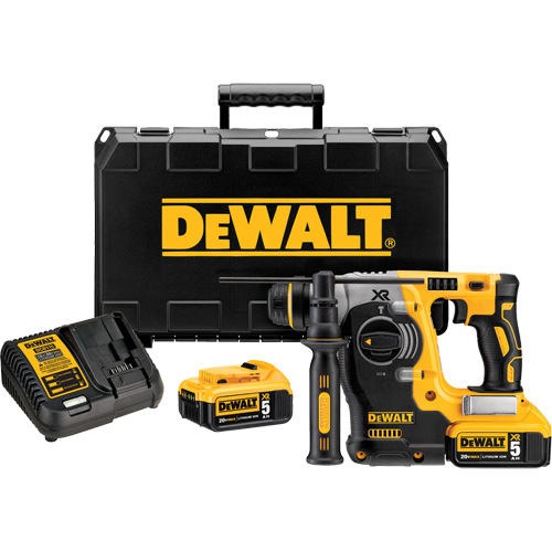 Max XR&reg; Brushless L-Shape Rotary Hammer Kit, 20 V, 1", 0-1100 RPM Distribution Industrielle GC