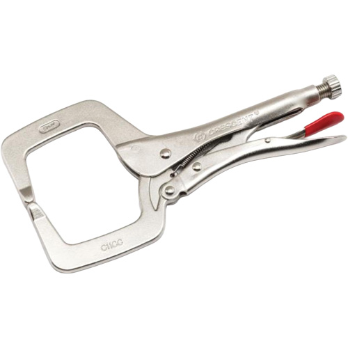 Locking C-Clamp with Regular Tips, 18" Length, C-Clamp Distribution Industrielle GC