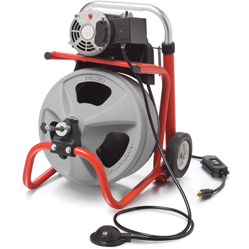K-400 Drain Cleaning Machine with C-31 IW Cable, Electric, 3/8" Distribution Industrielle GC