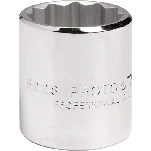 DOUILLE, 1 1/8" PRISE 1/2" 12 PANS Distribution Industrielle GC