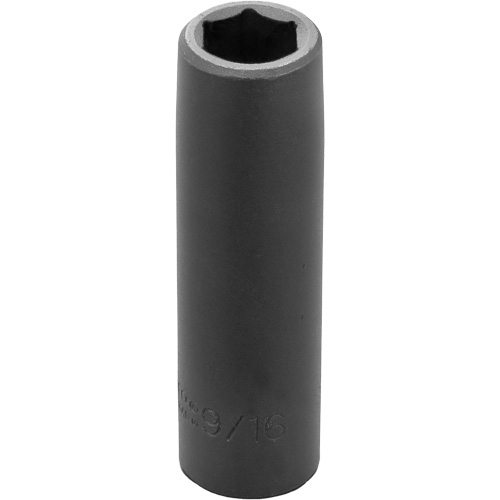 Socket, Impact, 9/16", 1/2" Drive, 6 Points, Deep Distribution Industrielle GC