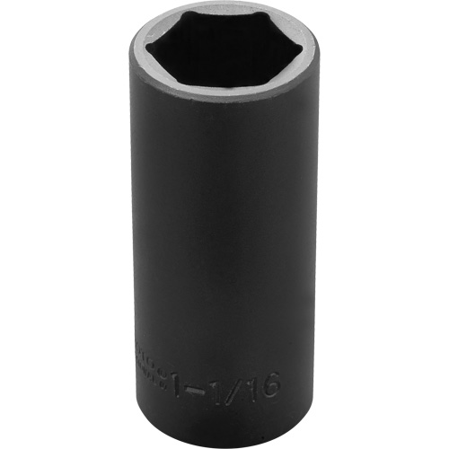 Socket, Impact, 1-1/16", 1/2" Drive, 6 Points, Deep Distribution Industrielle GC