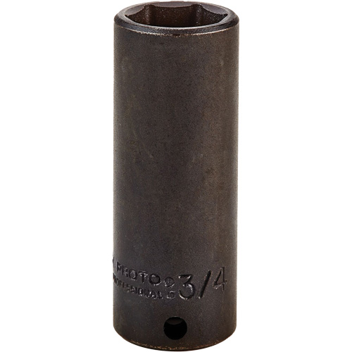 Douille, Chocs, 3/4", Prise 3/8", 6 pans, Profond Distribution Industrielle GC