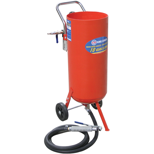 Pressure Abrasive Sandblasters, 6-25 CFM, 8.3 Gal. (10 US Gal) Tank Distribution Industrielle GC