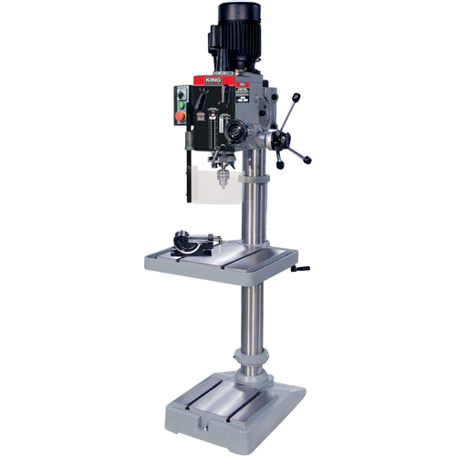 Perceuses avec t&ecirc;te &agrave; engrenages, 1/2" Mandrin, 6 Vitesse(s), 19-1/2" la x 21-3/4" lo, #3 Morse Distribution Industrielle GC