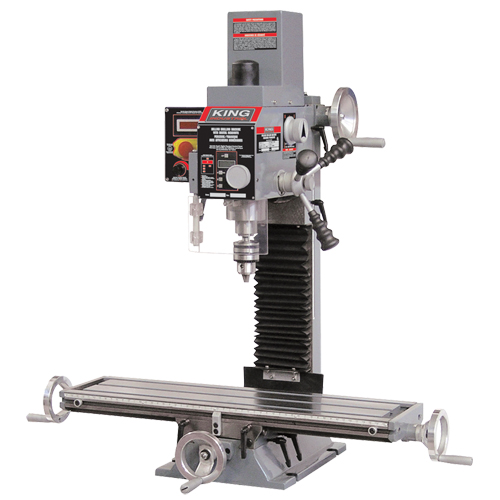 Machine &agrave; fraiser et percer avec &eacute;cran num&eacute;rique, 2 vitesses, Cap. De forage 5/8" Distribution Industrielle GC