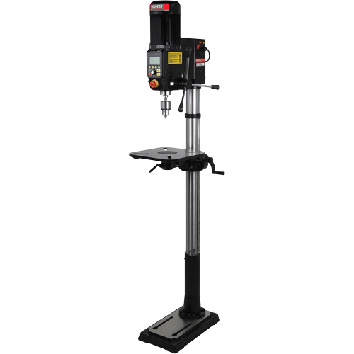 Perceuses &agrave; colonne de plancher Nova Viking DVR, 16", Mandrin 5/8", 3000 tr/min Distribution Industrielle GC