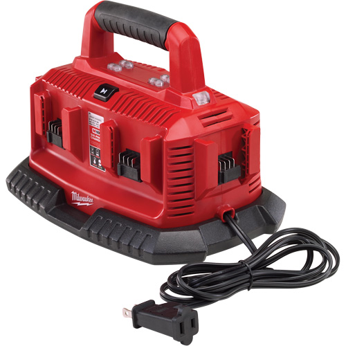M18 Six Pack Sequential Charger, 18 V, Lithium-Ion Distribution Industrielle GC