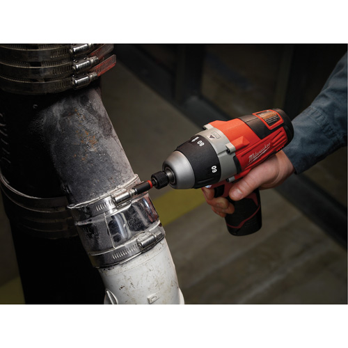 Tournevis sans fil sans moyeu M12 (outil seulement), Lithium-ion, 12 V, Couple 80 lb-po Distribution Industrielle GC