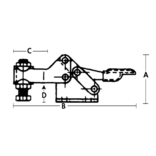 Brides de fixation horizontale - S&eacute;rie 205 Distribution Industrielle GC