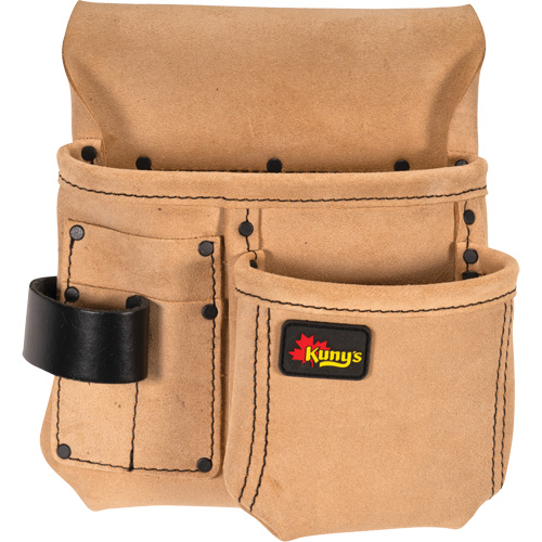 Half Carpenter Apron, Multiple Tool Holder, Leather, 4 Pockets Distribution Industrielle GC