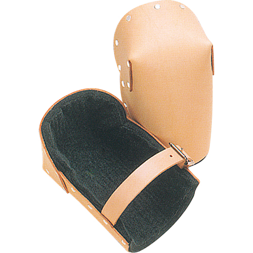 Hard Shell Knee Pads, Buckle Style, Leather Caps, Foam Pads Distribution Industrielle GC