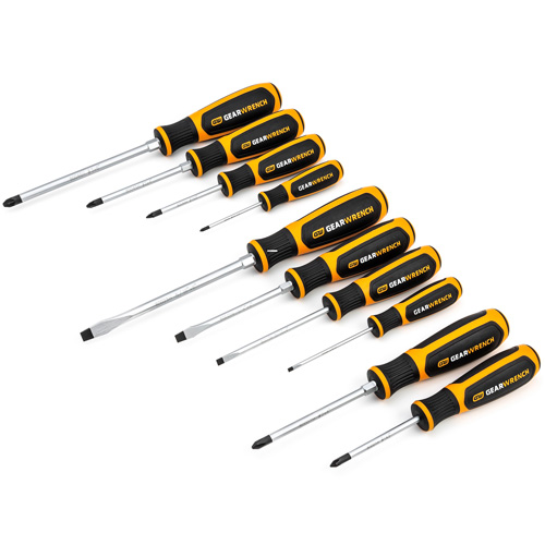 Jeu de tournevis bimat&eacute;riau /Phillips/&agrave; fente/Pozidriv, 10 mcx Distribution Industrielle GC
