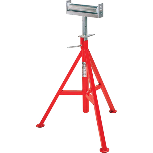 Conveyor Head Pipe Stand #CJ-99, 74-112 cm Height Adjustment, 12" Max. Pipe Capacity, 1000 lbs. Max. Weight Capacity Distribution Industrielle GC