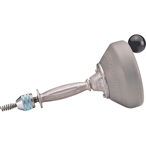 Hand Spinner with C-1IC Auger Cable #K-25-BP, Manual, Bulb, 25' Cable Length, 5/16" Cable Diameter Distribution Industrielle GC