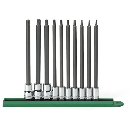 Long Bit Socket Set, Torx&reg;, 1/4"/3/8" Drive, 10 Pcs Distribution Industrielle GC