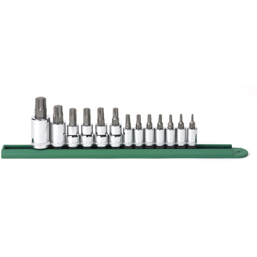 Bit Socket Set, Torx&reg;, 1/2"/1/4"/3/8" Drive, 13 Pcs Distribution Industrielle GC