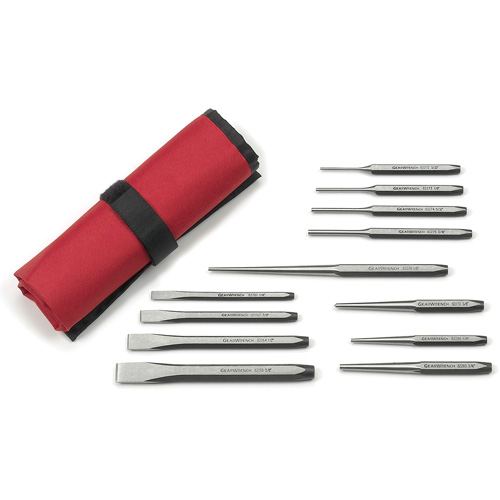 Jeu de poinçons et ciseaux, 12 morceaux Distribution Industrielle GC