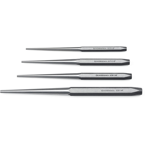 Long Taper Punch Set, 4 Pieces Distribution Industrielle GC