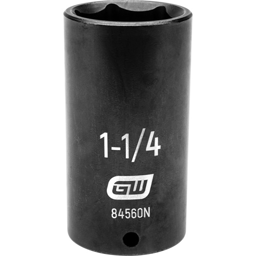Douille SAE, Chocs, 1-1/4", Prise 1/2", 6 pans, Profond Distribution Industrielle GC
