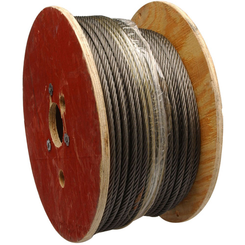 C&acirc;ble m&eacute;tallique &agrave; noyau en fibre Distribution Industrielle GC