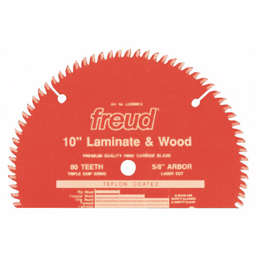 TCS Chipboard Industrial Blades, 10", 80 Teeth, Laminate Use Distribution Industrielle GC
